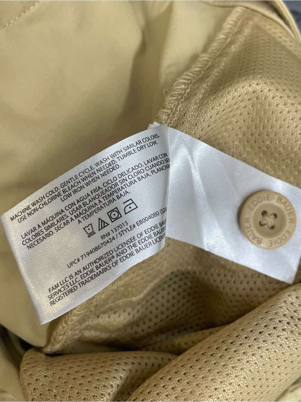 Eddie Bauer Women 16 Shorts 5" Inseam 2-Way Stretch Snap-Close Side Cargo Pocket - Picture 7 of 8